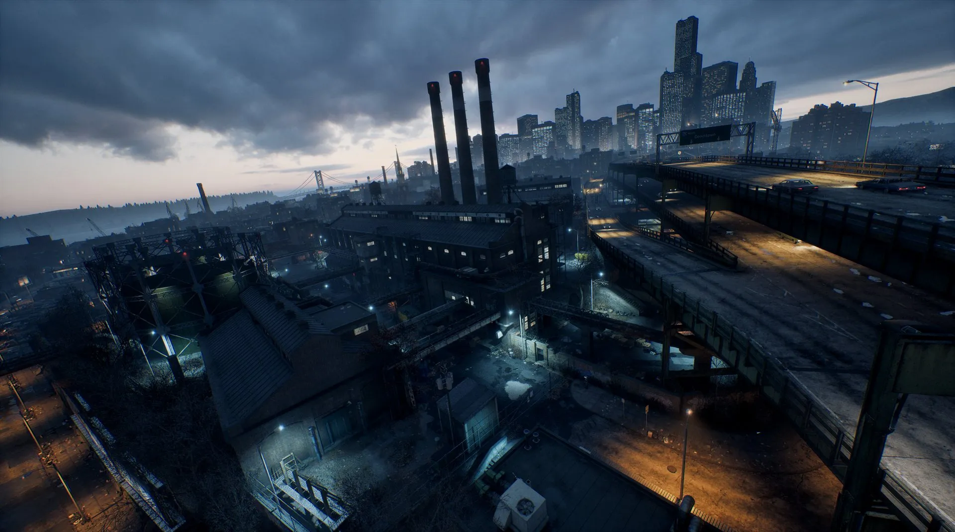 The city at night. Streaming, garbage collection, AI and spawning all compete for the same few milliseconds of frame budget.